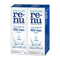 리뉴 후레쉬 렌즈 세정액 500ml 2개