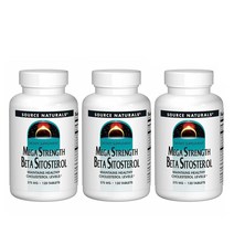 소스 네츄럴 초강력 베타 시토스테롤 375 mg 120 정, 1, 3개묶음