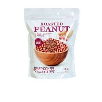 두두물산 볶음땅콩 1.5kg 고소하고 맛있는 볶음땅콩을 즐겨보세요, 1봉