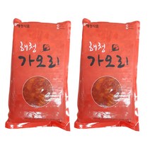 해청식품 간재미무침 2kg 양념가오리, 2개