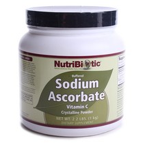 뉴트리바이오틱 소듐 아스코르베이트 비타민 C 크리스탈라인 파우더 글루텐 프리 비건, 1kg, 1개