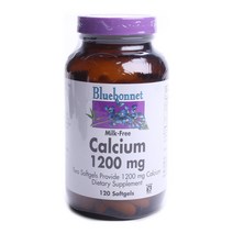 블루보넷 칼슘 1200mg 밀크-프리 소프트젤 무설탕 글루텐 프리, 120개입, 1개