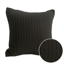 [메종텍스타일] 윈터스트라이프 니트쿠션, 그레이