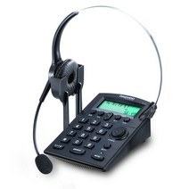 대우텔레폰 대우 TM용 헤드셋전화기 DT-60H, 블랙