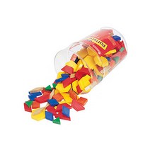 0632 플라스틱 패턴블록 250pcs 두께 1cm, 1개