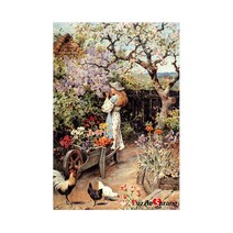 피크 꽃과 소녀 1000조각, 51 x 73.5cm