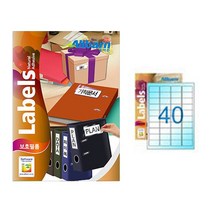 [올바른] 보호필름 -40칸(4X10), 25매, AL040SF