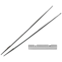 큐티폴 고아 젓가락 세트 화이트, 젓가락 1쌍 + 젓가락 받침1P