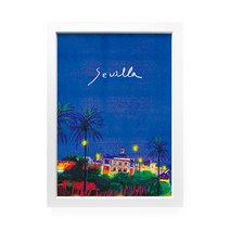일러스트액자 sevilla, MDF화이트