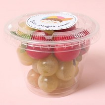 호놀 투명 머핀컵 + 뚜껑 세트, 20개, 1세트