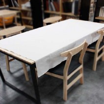 레브라이프 광목 내츄럴 4인식탁 면식탁보, 내츄럴 화이트, 105 x 145 cm