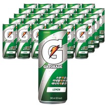 게토레이 레몬 캔, 240ml, 30개