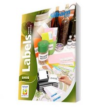 흰색라벨 (레이저/잉크젯공용)_AL406★(원형6칸) 100매, 6칸