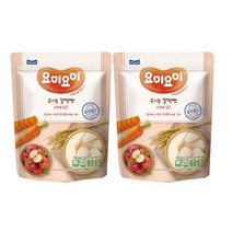 매일유업 요미요미 유기농 쌀떡뻥 30g, 사과와 당근, 2개
