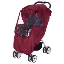 에어보스 올인원 유모차 보낭커버, 버건디