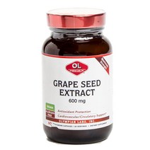 올림피안랩스 그레이프 씨드 추출물 600mg 베지테리안 캡슐 비건, 60개입, 1개, 60정