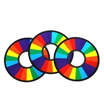 400magic 무지개컬러 CD 체인지 마술도구, 6개입