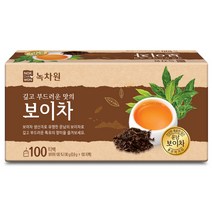 녹차원 보이차 티백, 0.9g, 100개입, 1개