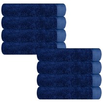 송월타월 마르쉘 호텔수건 180g 뱀부얀, 네이비, 8개