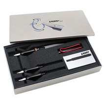 라미 조이15 만년필 1.1 + 1.5 + 1.9mm 세트, 블랙