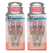 양키캔들 카 벤트스틱 차량용 방향제 핑크샌드향, 8개입, 1개