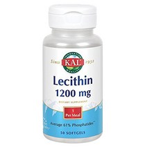 Kal 레시틴 1200mg 소프트젤, 50개입, 1개