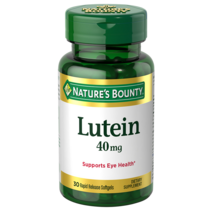 네이쳐스바운티 루테인 40mg 글루텐 프리 무설탕 래피드 릴리즈 소프트젤, 30개입, 1개, 30정