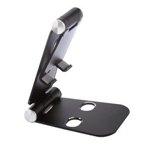 올웨이즈 메탈릭 스마트폰 스탠드 홀더 3단, 블랙, 1개