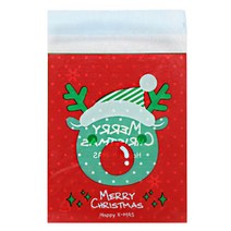 피크닉하우스 루돌프 접착 포장봉투, 혼합 색상, 40개입