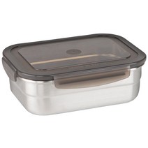 인콕 스텐콕 스텐 밀폐용기 직사각 3호, 1개, 단품