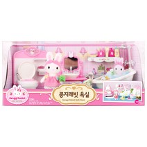 원앤원 콩지래빗 욕실 인형놀이, 혼합 색상