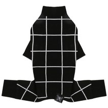 퍼피엔젤 북유럽 네모 애견 올인원 OR204, 블랙
