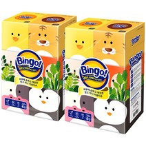 빙고 미니 천연펄프 미용티슈 2겹, 6개입, 2개