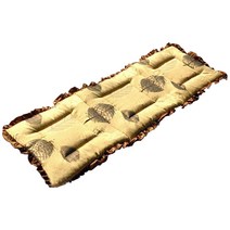 수지씨앤엘 낙엽 프릴방석 3인용, 골드