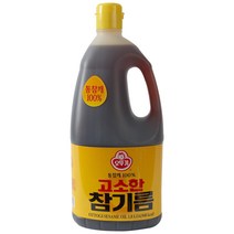 오뚜기 고소한참기름 (pet)(통참깨), 1.8L, 1개