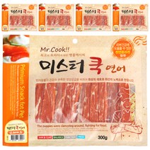 미스터쿡 강아지 간식 스테이크, 연어, 5개