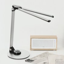 아이린 메탈 듀얼 LED 스탠드 IR2200, 실버 IR2200S