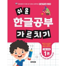 쉬운 한글공부 가르치기 1:자음 모음, 한글영어