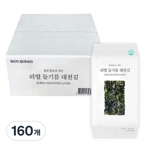 리얼 들기름 대천김, 4g, 160개