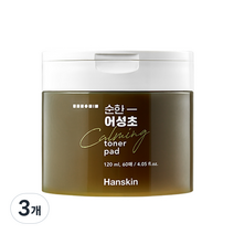 한스킨 순한 어성초 카밍 토너 패드 GH990757 60p, 3개, 120ml