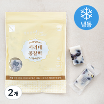 행복한떡공방 서리태콩찰떡 (냉동), 2개, 500g