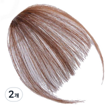 뿌이뿌이가발 인모 애교 앞머리, 밀크브라운, 2개
