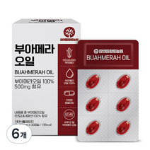 참앤들황토농원 부아메라 오일, 30정, 6개, 30정