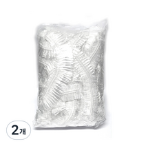 그레이거 쭈구리 비닐 헤어캡 100p, 투명, 2개