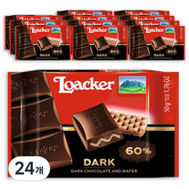 로아커 초콜릿 클래식 다크, 50g, 24개