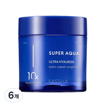 미샤 수퍼 아쿠아 울트라 히알론 밤크림, 70ml, 6개
