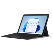 마이크로소프트 Surface Go3 2in1 태블릿PC 윈11홈S 128GB 8GB + 타입커버, 8VC-00025, 블랙(태블릿, 커버), Wi-Fi