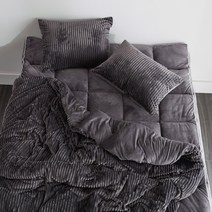 라뽐므 노르빅 극세사 스트라이프 겨울 침구세트