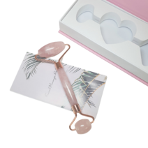 로즈쿼츠 롤러 + 롤러 주머니, 1세트, 핑크