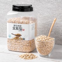 부드러운 오트밀, 2.5kg, 1통